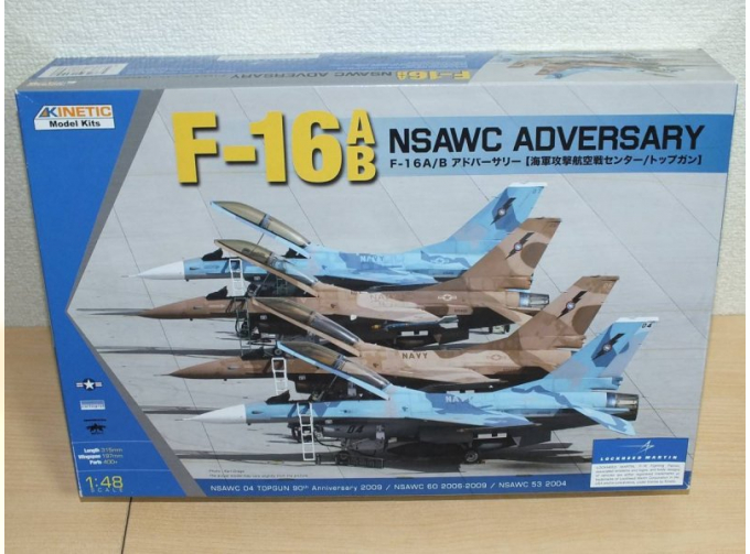 Сборная модель F-16A/B NSAWC Adversary