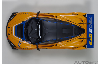 McLAREN 720S GT3 Presentation Car #03, orange