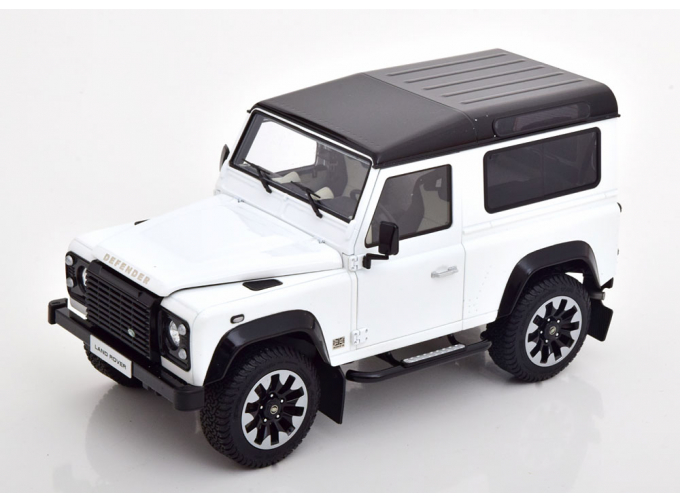 LAND ROVER Defender 90 Works V8 (2018), white/black