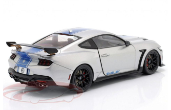 FORD Mustang Shelby Super Snake (2025), silver-grey metallic / blue