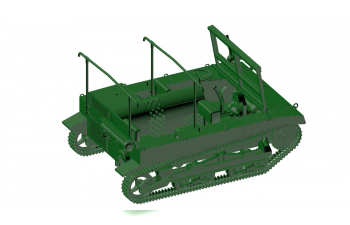 Сборная модель Артиллерийский тягач C2P (Польша). Вариант № 1. без тента