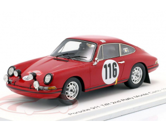 PORSCHE 911 T/R 2nd Rallye Monte Carlo Pauli Toivonen, Martti Tiukkanen (1968)