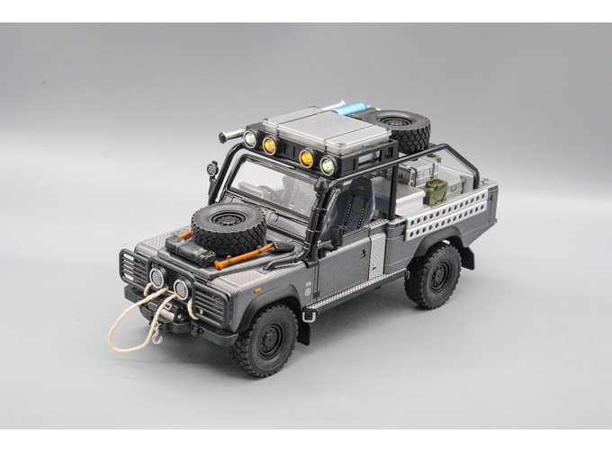 LAND ROVER DEFENDER серый, 22 см