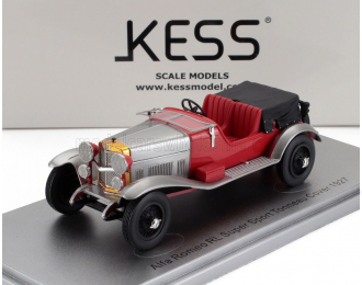 ALFA ROMEO Rl Super Sport 4 Seat - 4 Posti - With Covered Seat (1927), Red Silver Black