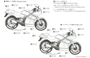 Сборная модель Suzuki GJ21A RG250 HB