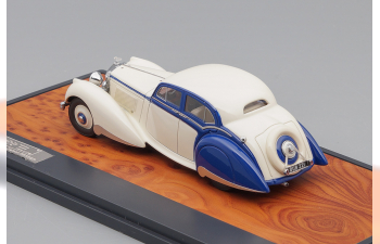 Bentley 4.25 litre Pillarless Saloon Carlton (1937), blue / white