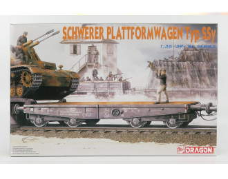 Сборная модель ACCESSORIES Schwerer Plattformwagen Typ Ssy Military