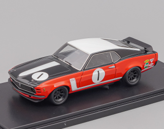 FORD Mustang Boss 302 Trans Am #1 Frank Gardner (1969), red / black / white