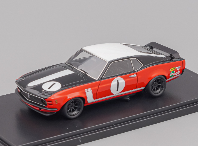 FORD Mustang Boss 302 Trans Am #1 Frank Gardner (1969), red / black / white