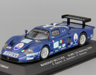 MASERATI MC12 ALMS #35, Babini - Bertolini - Simone 12h Sebring "Maserati" (2005), blue