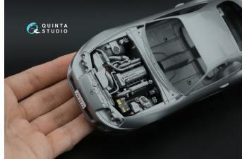 3D Декаль интерьера кабины Toyota Supra A80, экспортная версия (Tamiya) (с металлостикерами)