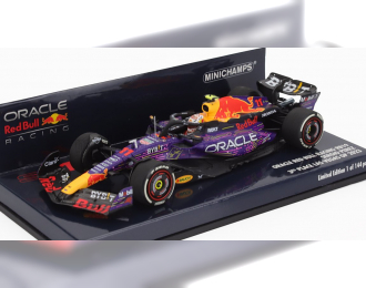 RED BULL F1 Rb19 Team Oracle Red Bull Racing №11 3rd Las Vegas Usa Gp (2023) Sergio Perez, Purple Yellow Red