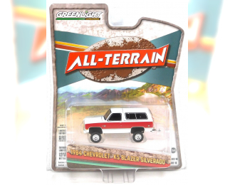 CHEVROLET K5 Blazer 4x4 Silverado (1984), Frost White/Apple Red