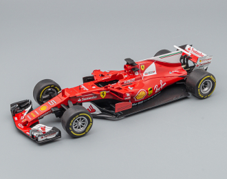 FERRARI F1 Sf70h #5 Season (2017) Sebastian Vettel - Blister Box, Red White