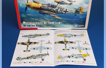 Сборная модель Messerschmitt Bf 109E-1/B ‘Hit and Run Raiders’