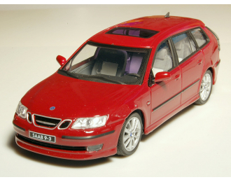 SAAB 9-3 Wagon, red