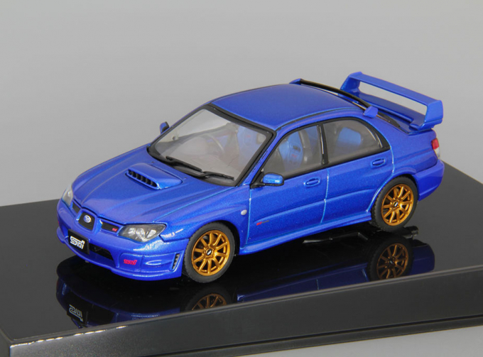 SUBARU Impreza WRX STI (2006), blue