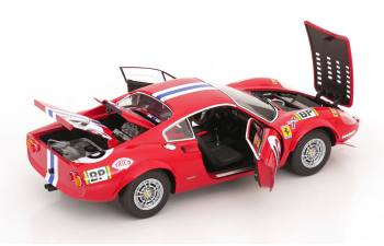 FERRARI Dino 246 GT No 46 24h Le Mans, Laffeach/Doncieux (1972)