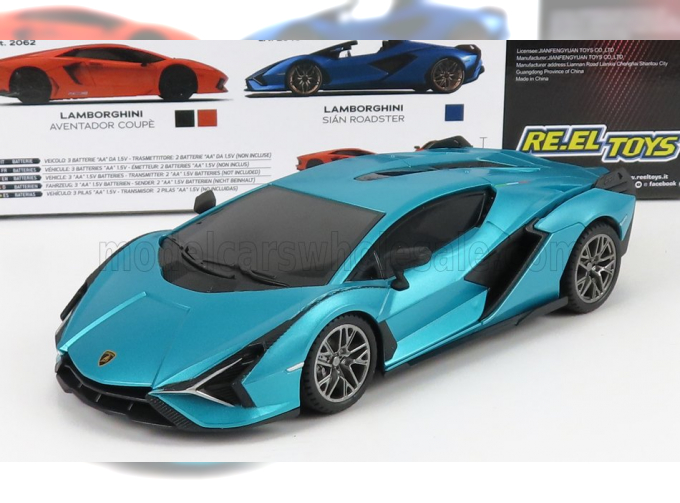 RC LAMBORGHINI Sian Fkp 37 Hybrid (2020), Light Blue Met