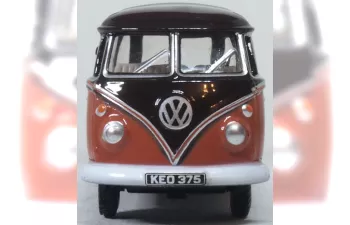 VOLKSWAGEN T1 Samba Bus (1951), red/brown