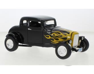 Motormax, Ford Five Window Coupe, schwarz, 1932, 1:18