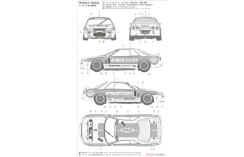 Сборная модель FET Sports GT-R (Skyline GT-R [BNR32 Gr.A] 1993 JTC)