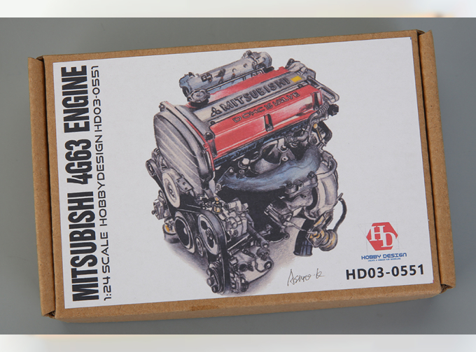 1/24 Mitsubishi 4G63 Engine Detail Set (Resin+PE+Metal parts)