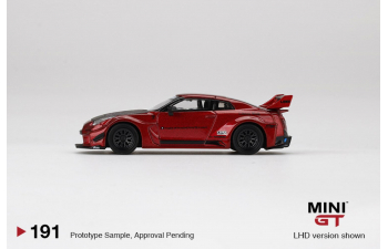 LB Silhouette Works GT Nissan 35GT RR Ver1 Red