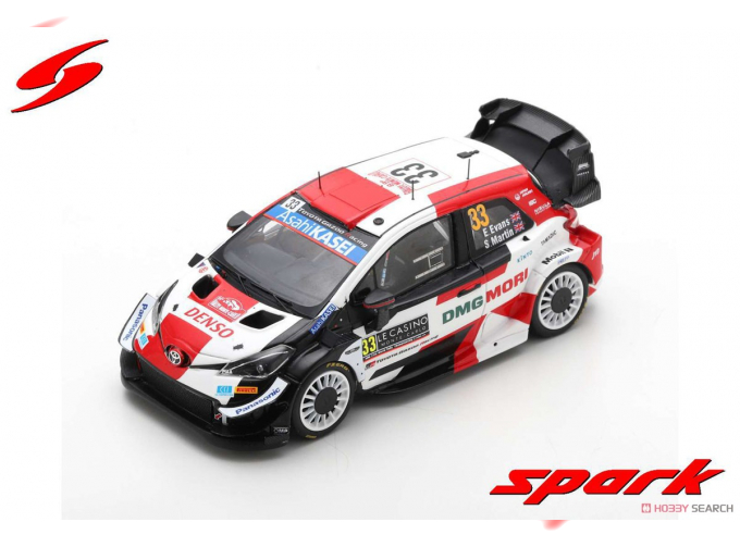 TOYOTA Yaris WRC TOYOTA Gazoo Racing WRT #33 2nd Rally Monte Carlo 2021