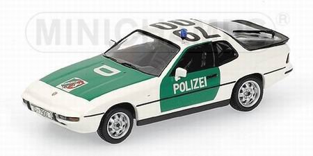 PORSCHE 924 1984 "Autobahnpolizei Düsseldorf", white / green