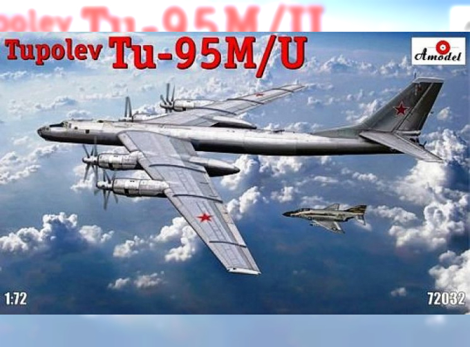 Сборная модель Советский бомбардировщик Ту-95М / У
