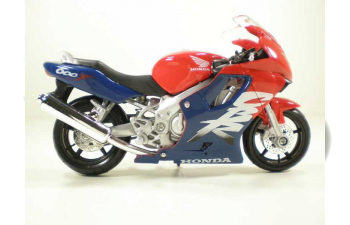 HONDA CBR 600F, CYCLE Collection 1:18, красный с синим