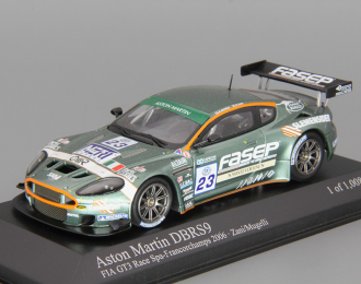 ASTON MARTIN DBRS 9 BMS Scuderia Italia Zani/Mug elli FIA GT3 Spa (2006), green metallic