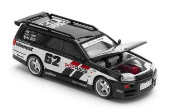 NISSAN Stagea Simon`s Garage #62, black