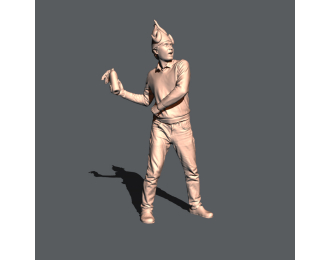 Фигура Дядя Лёня провокатор (масштаб 1:24, окрашенная)