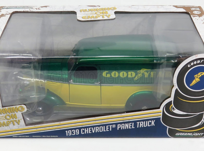 CHEVROLET "Goodyear Tires" (1939), yellow / green (Greenlight!)