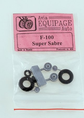 Резиновые колеса F-100 Super Sabre