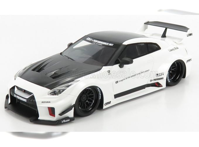 NISSAN Gt-r (r35) Lb Works Coupe (2016), White Black