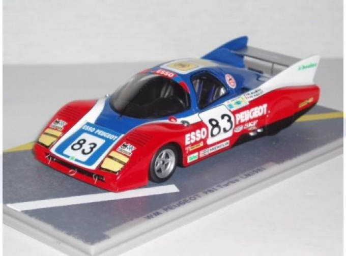 PEUGEOT WM 83 LM 1981, red