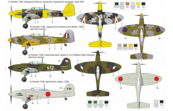 Сборная модель Heinkel 112 Hungary