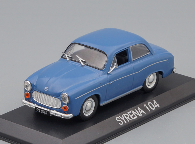 SYRENA 104, Legendarni automobily minule ery 40, blue