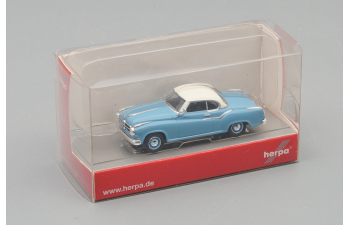 BORGWARD Isabella Coupe (1959), pastelblue / white