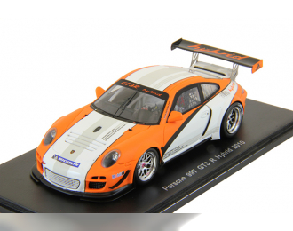 PORSCHE 997GT3 R Hybrid (2010), orange / white