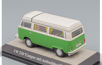 VOLKSWAGEN T2b Camper, green / beige