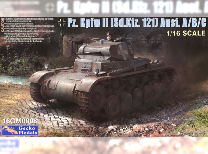 Сборная модель Pz.Kpfw. II (Sd.Kfz.121) Ausf.c