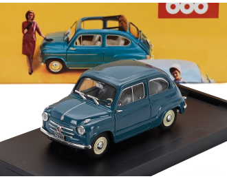 FIAT 600 Berlina 1-series (1955), Blu Chiaro - Blue