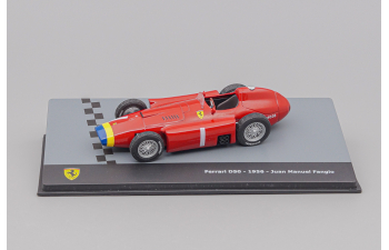 FERRARI F1 D50 №1 World Champion Season (1956) Juan Manuel Fangio, red Yellow Blue