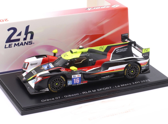 ORECA 07 №16 24h LeMans RLR MSport Michael Jensen, Ryan Cullen Patrick Pilet (2025)