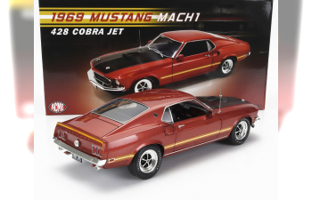 FORD Mustang Boss 428 Cobra Jet (1969), Red Black