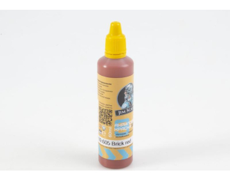 Краска акриловая Brick red (RAL 040 40 40), 60 мл